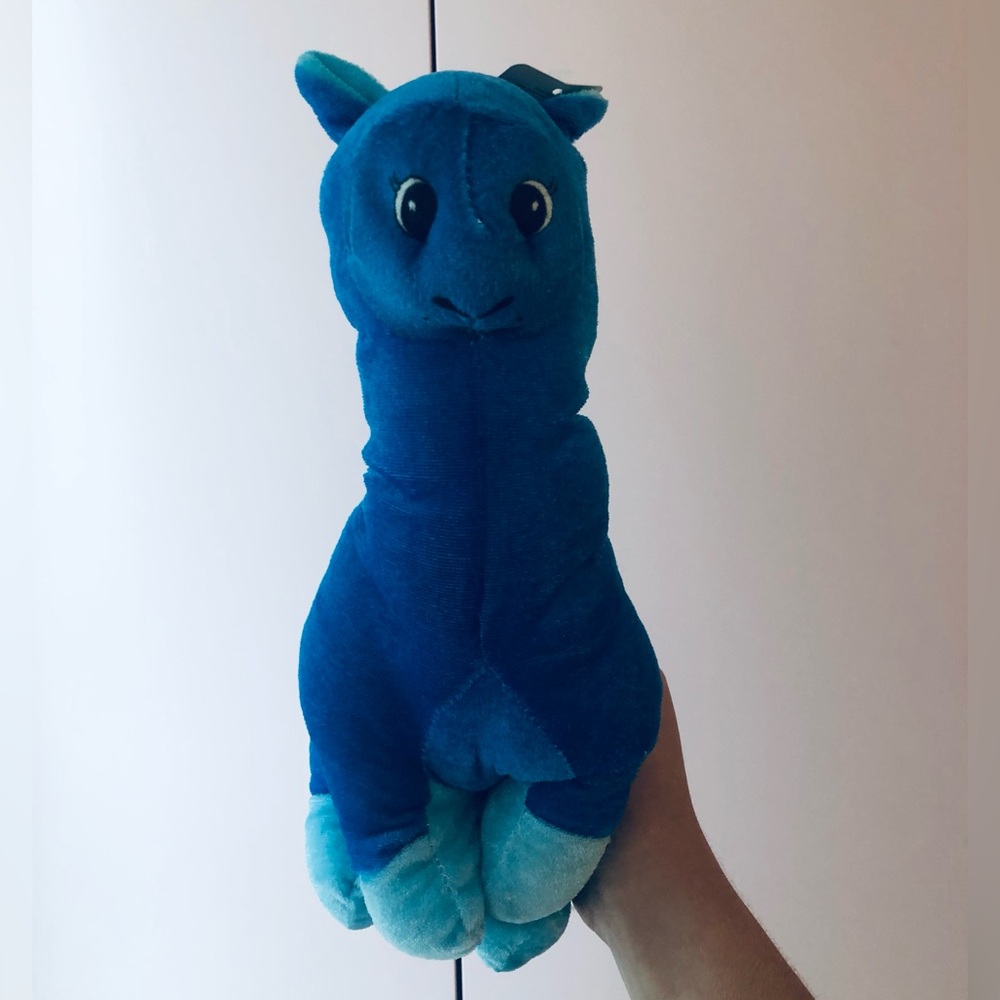 Blue lama plushie